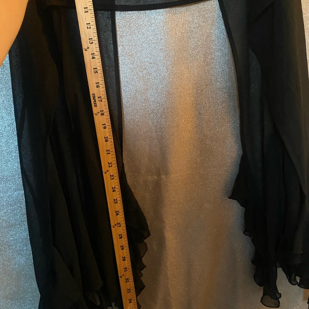 Worthington black full wrap shawl - Picture 6 of 15